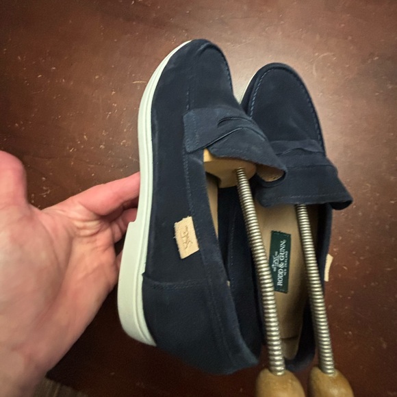 Men’s marsden bay loafer rodd and Gunn New Zealand navy soft suede men’s 9 w11.5 main image 4